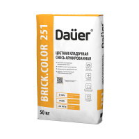 Цветная кладочная смесь армированная Dauer BRICK.COLOR 251 слоновая кость 50 кг