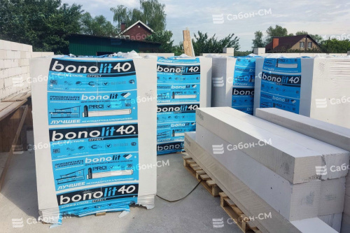 Газосиликатные П-образные блоки Bonolit Малоярославец 500х500х250, D500